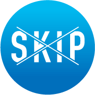 SKIPにバツが入っているアイコン